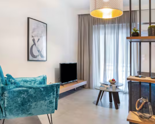 Armchair and living room